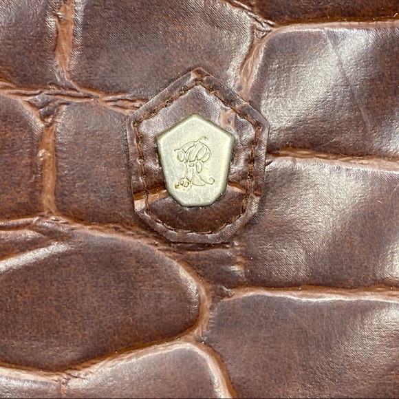 Ralph Lauren Signature Safari Croc Embossed Tote - Picture 8 of 14